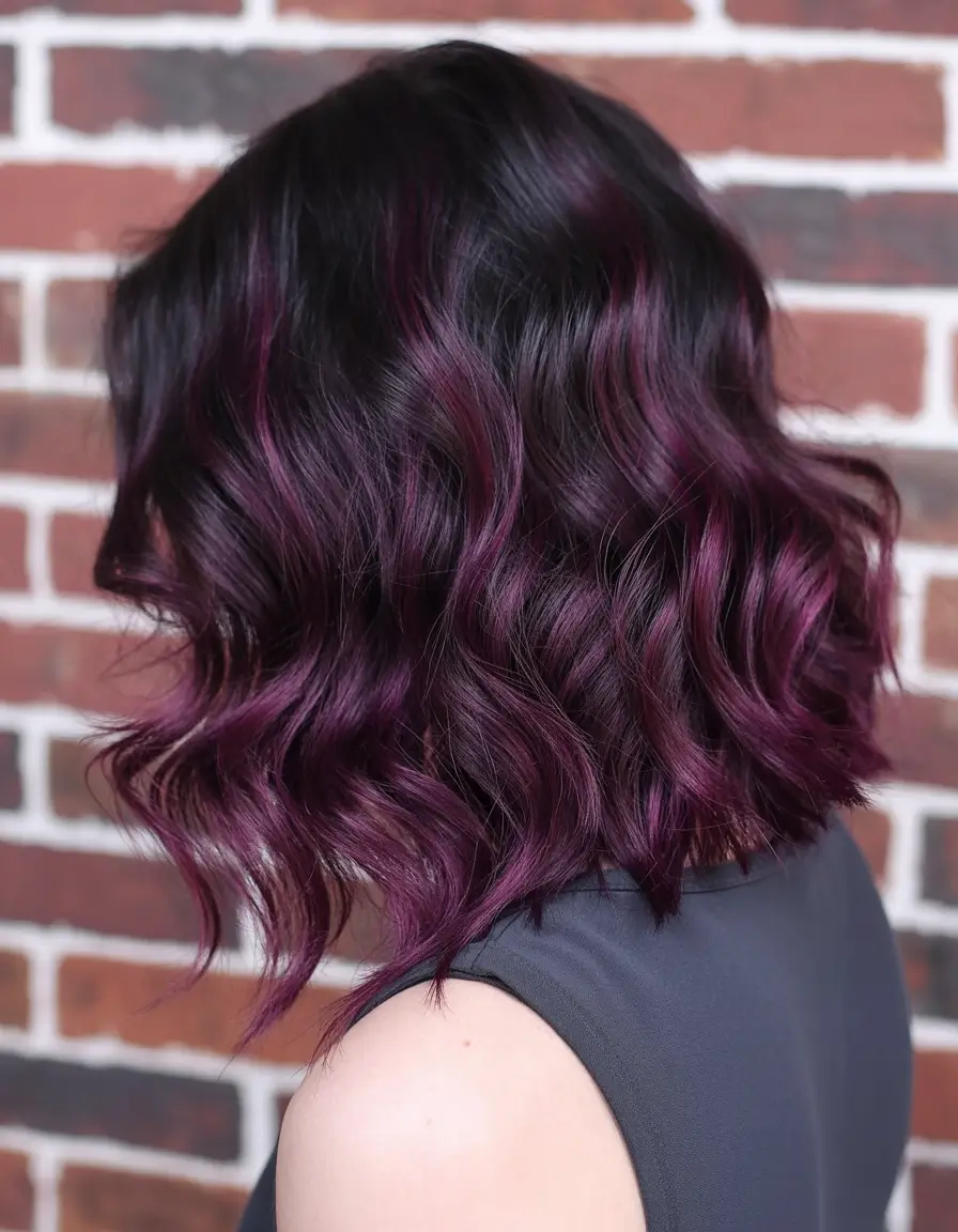 purple hair color 2026 Blackberry Shine