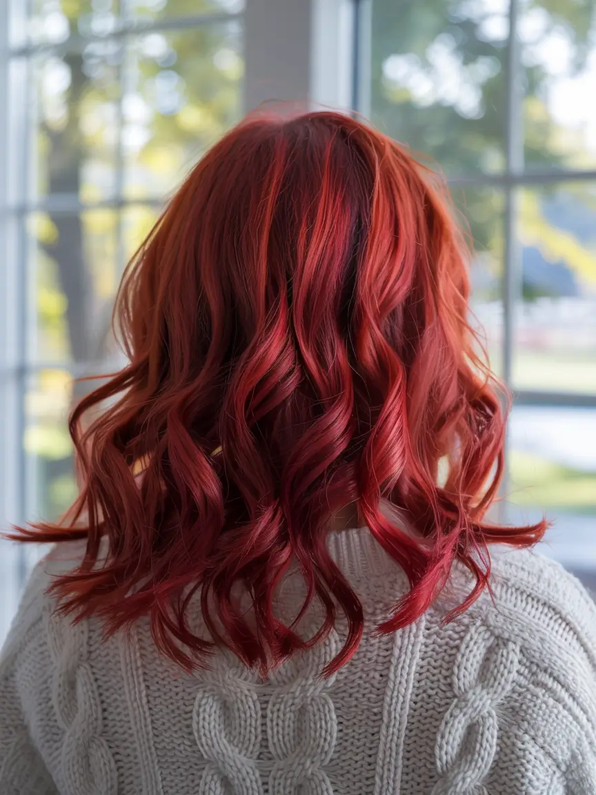 red hair colors 2026 Berry Red Luxe