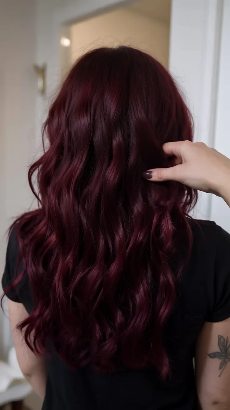 red hair colors 2026 Berry Plum Dimension