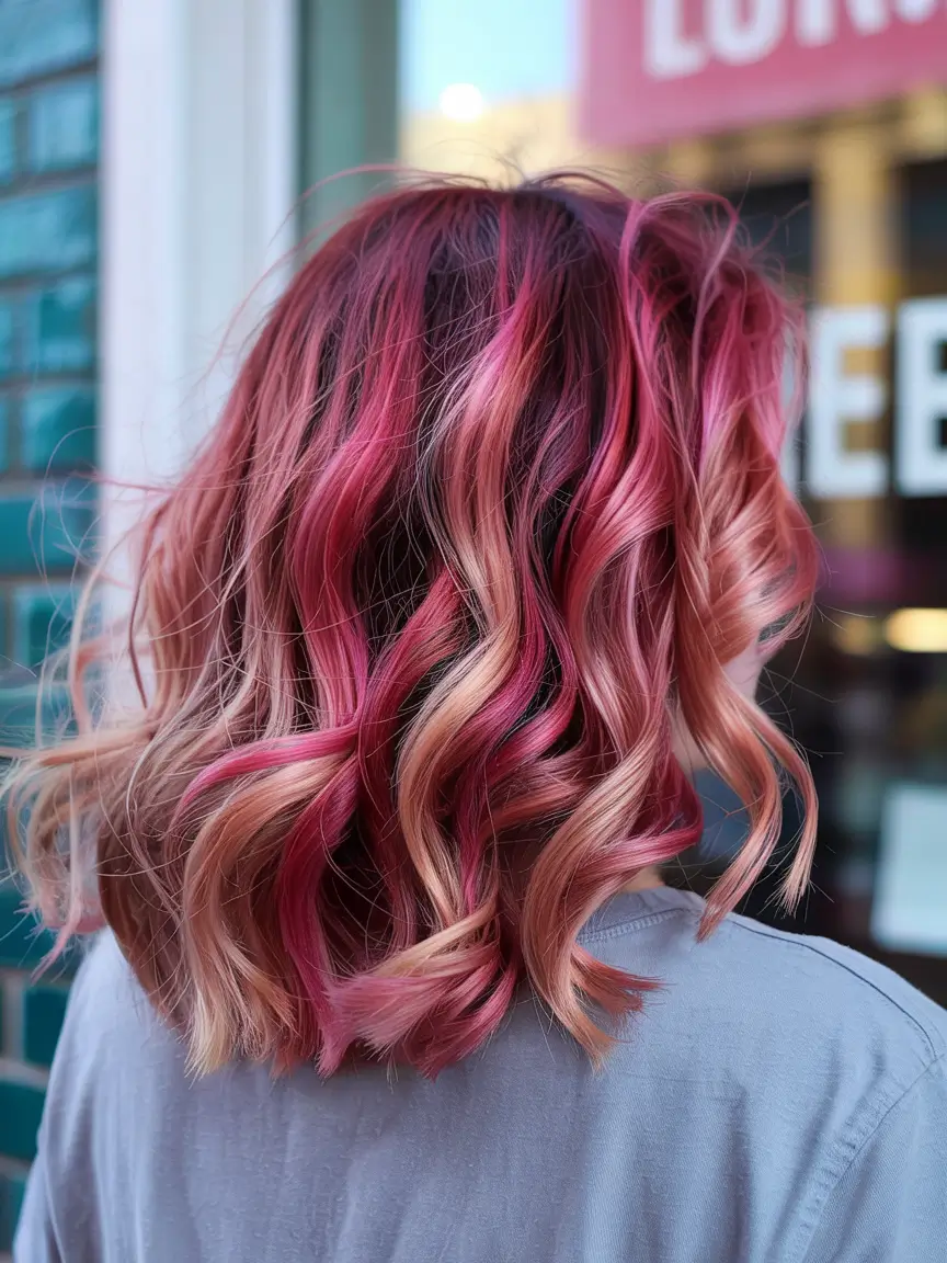 red hair colors 2026 Peach Flame Fusion