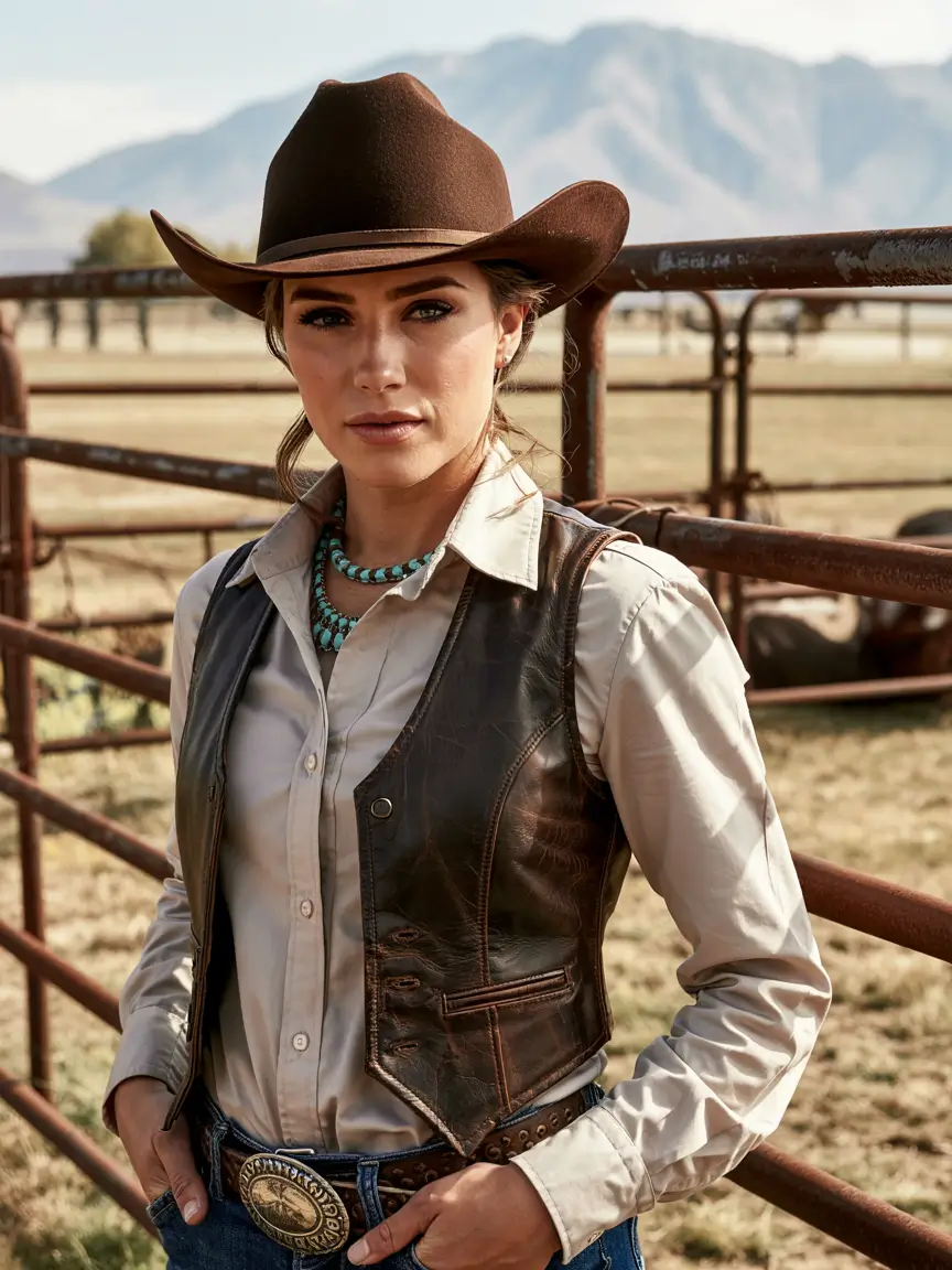 rodeo outfits for women 2026 Heritage Layers & Turquoise Accents