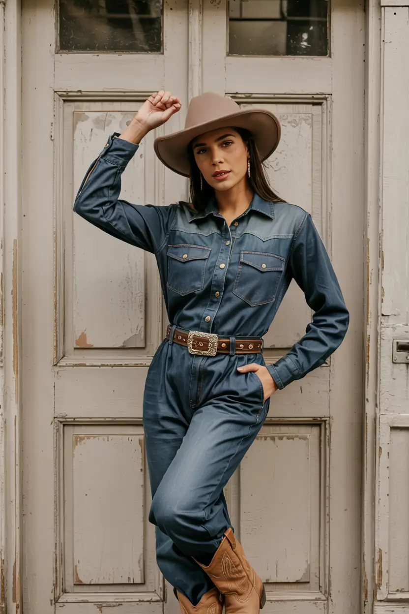rodeo outfits for women 2026 All Denim, All Day