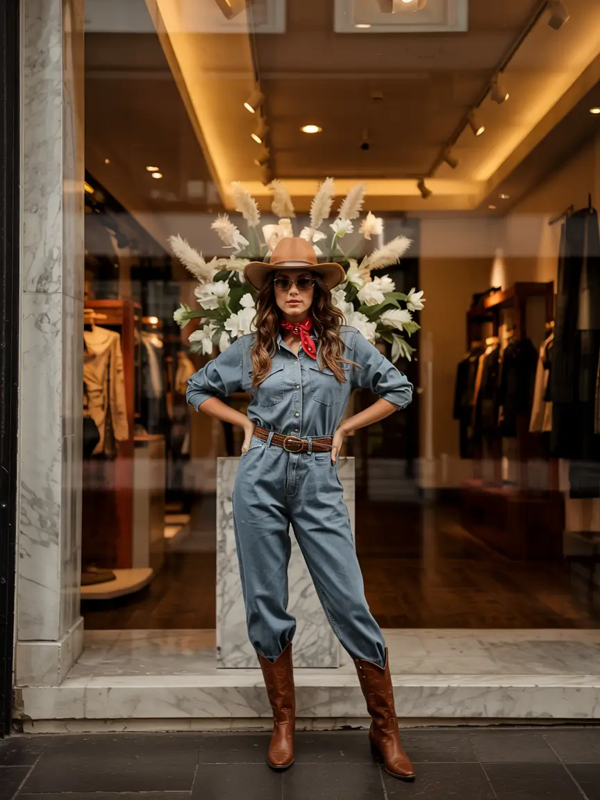 rodeo outfits for women 2026 Modern Denim Rodeo Vibes