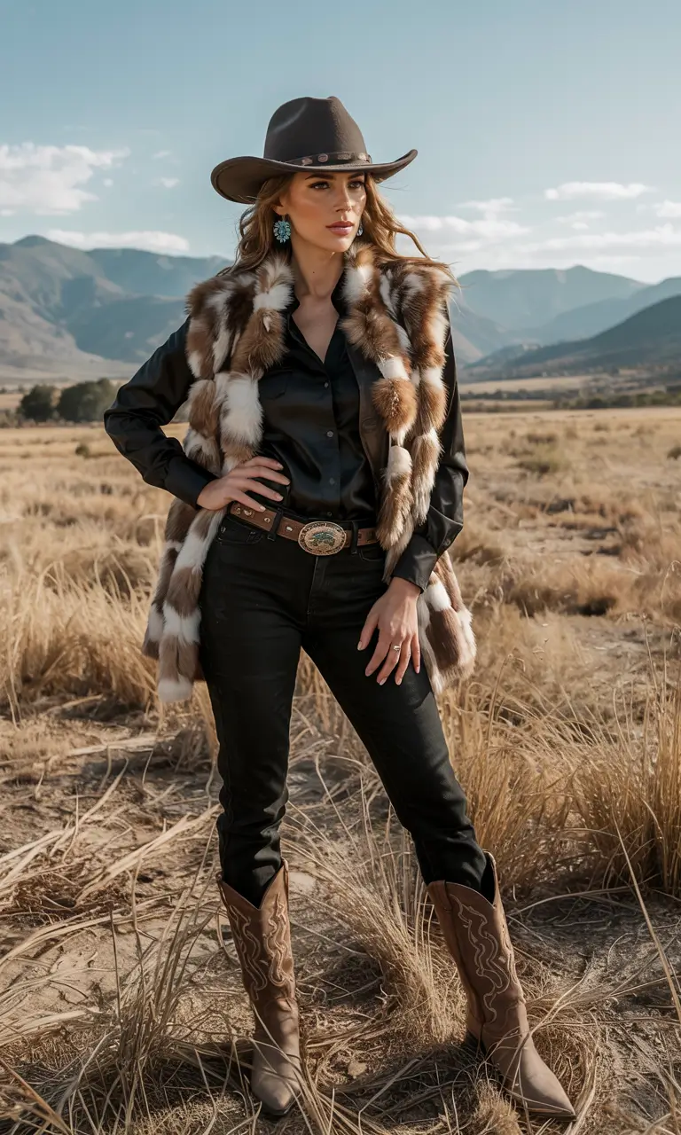 rodeo outfits winter Winter Luxe with Western Soul