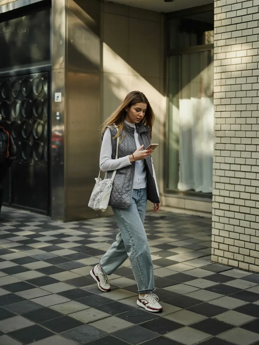 sneakers outfit casual Light Steps