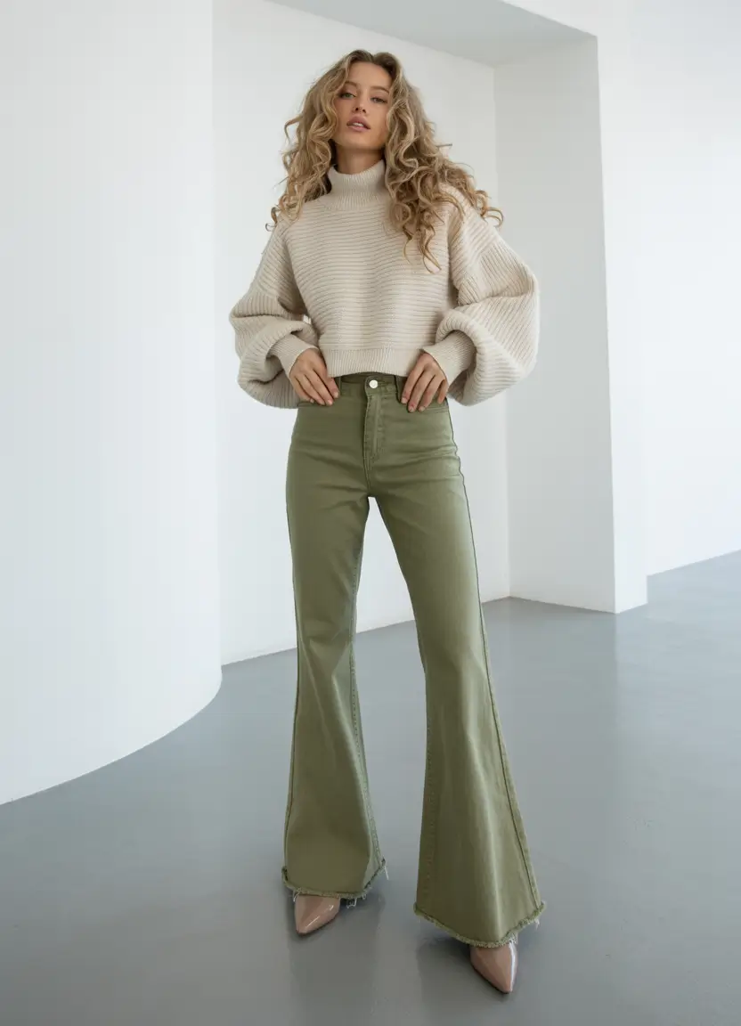 mom outfits winter Soft Strength in Sage