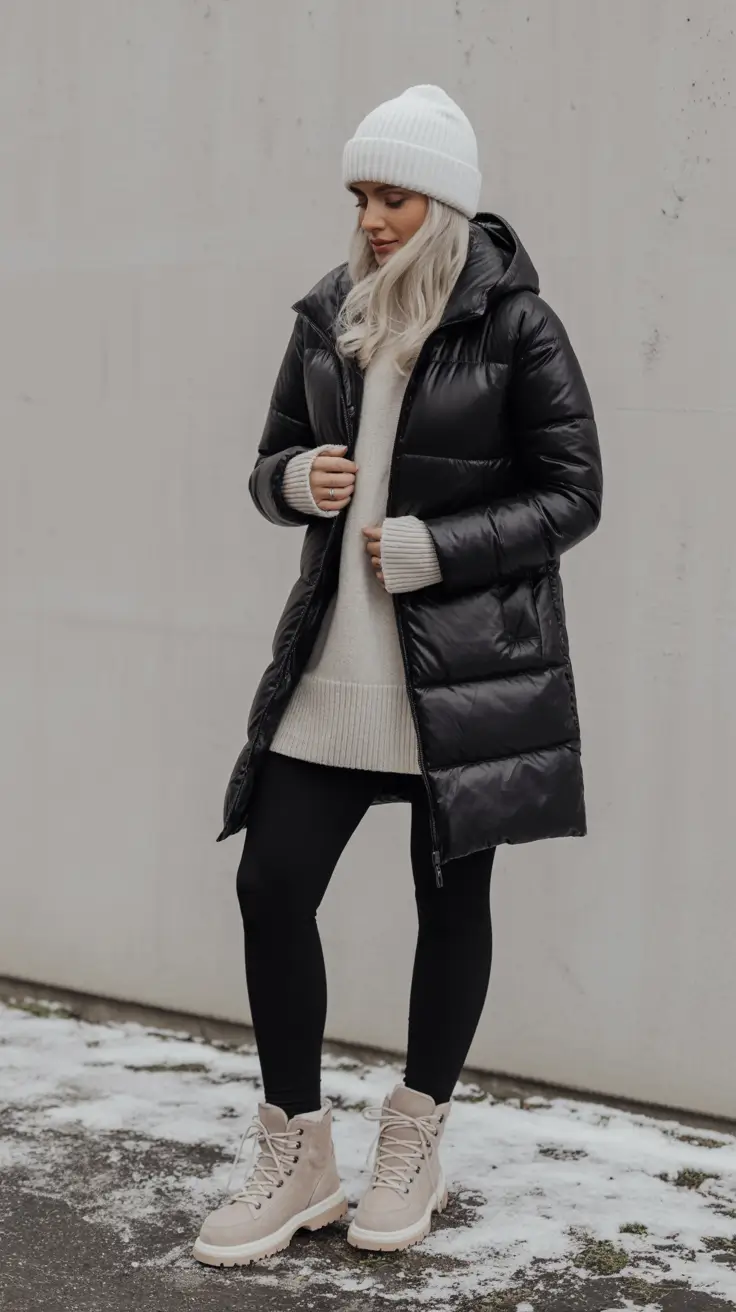 mom outfits winter Winter Layers and Minimal Energy