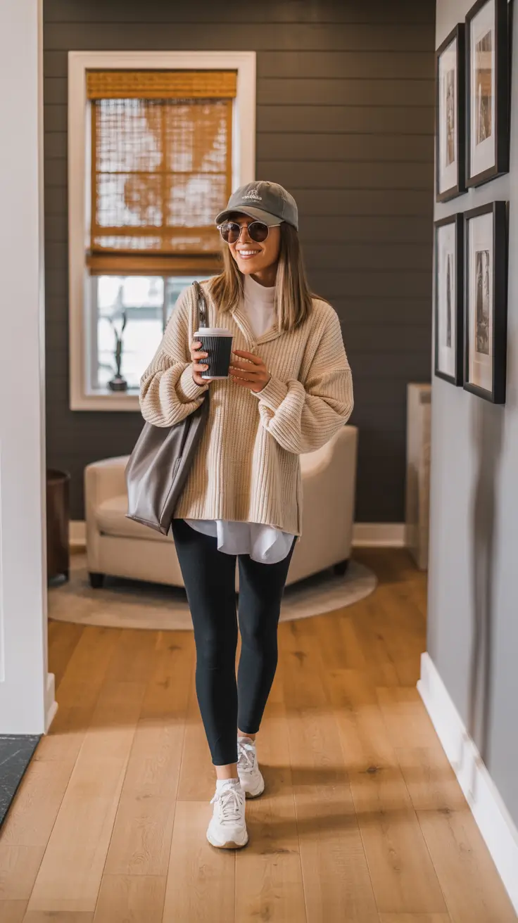 mom outfits casual Weekend Coffee Run Energy