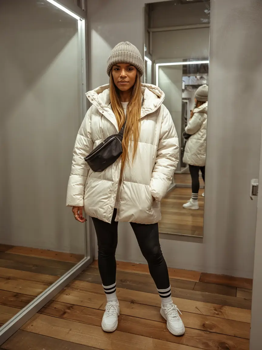 Stylish outfits for Black women 2026 Cold-Weather Street Ease