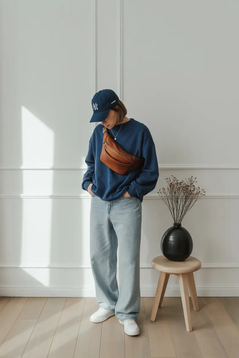 sweater outfits for women Navy Street Vibe