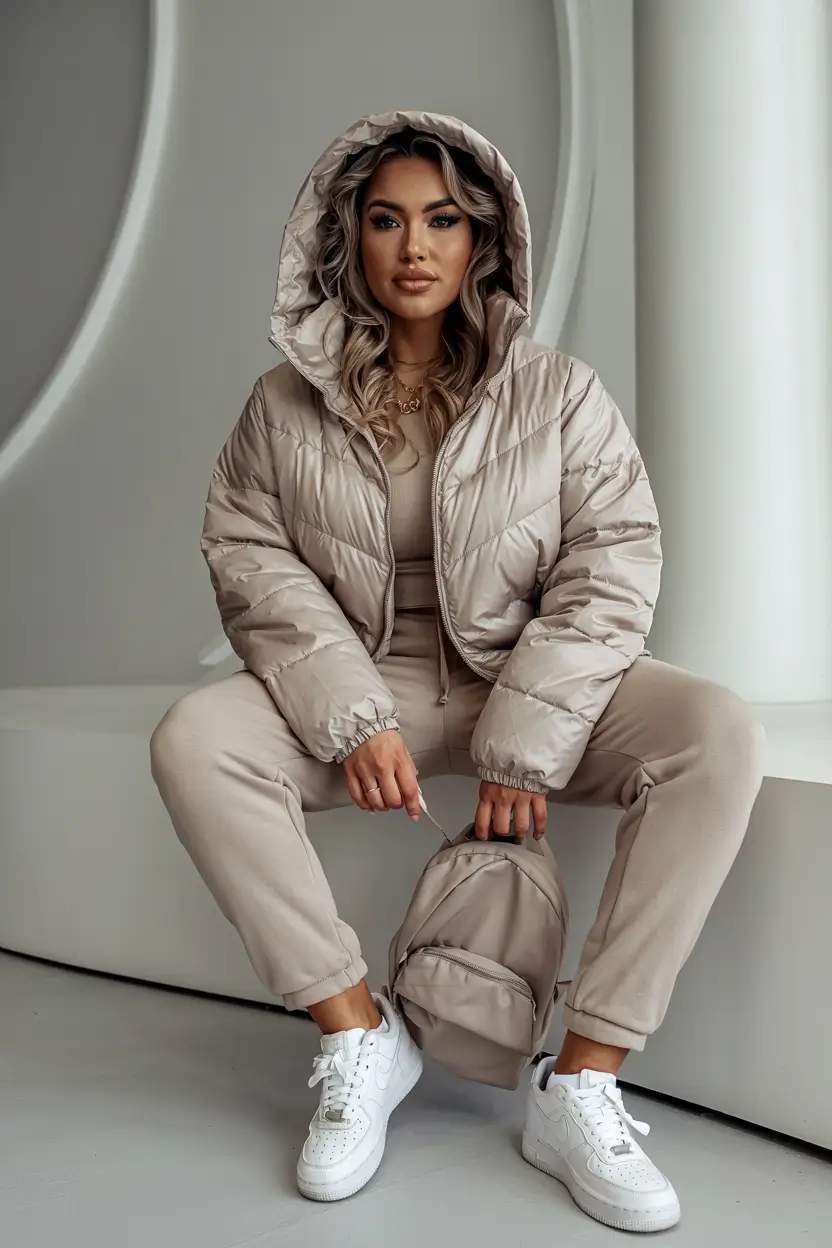 curvy outfits winter Beige on Beige, The Cozy Comeback