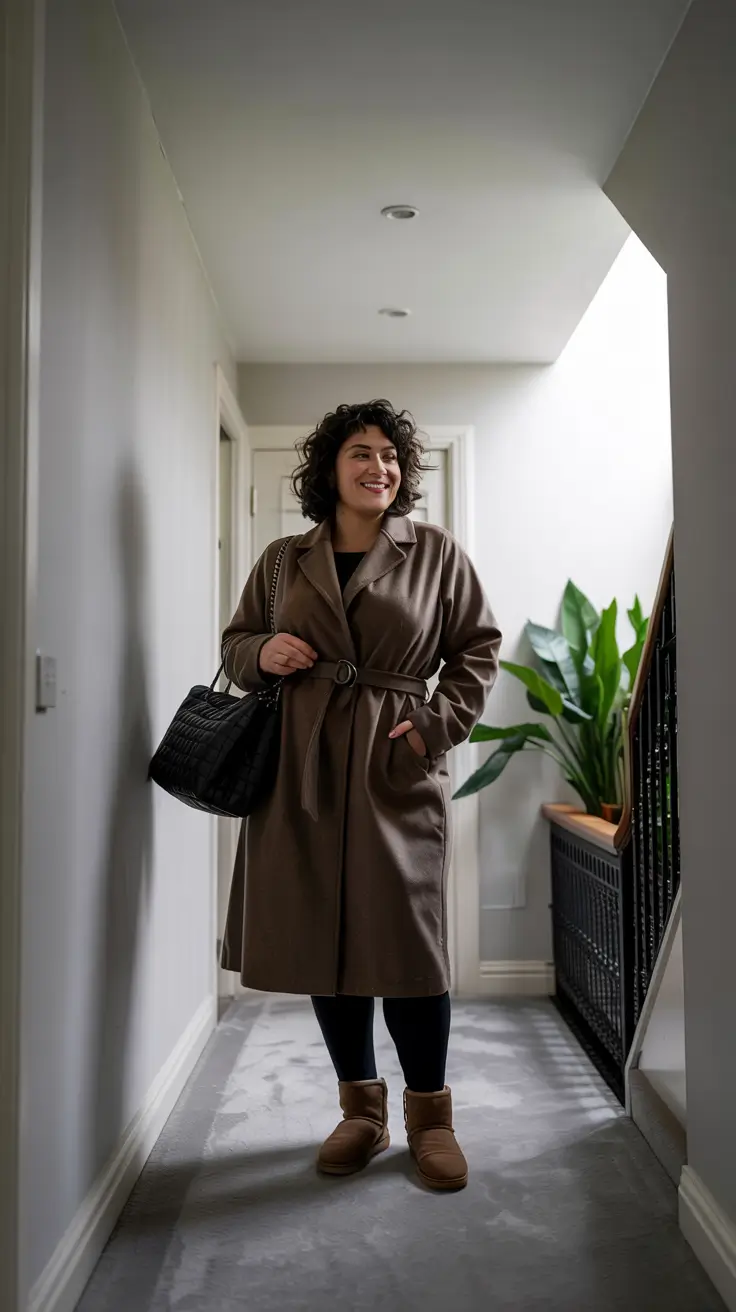 curvy outfits winter Cozy Elegance for Everyday Moments