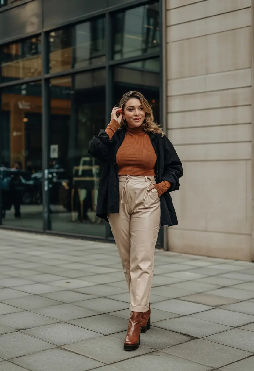 curvy outfits autumn Soft Autumn in Motion