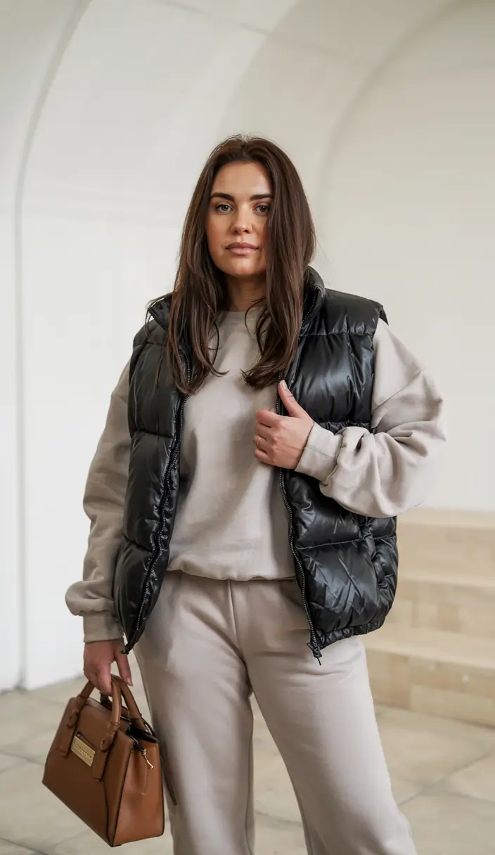 curvy outfits winter 2026 Elevated Street Minimalism