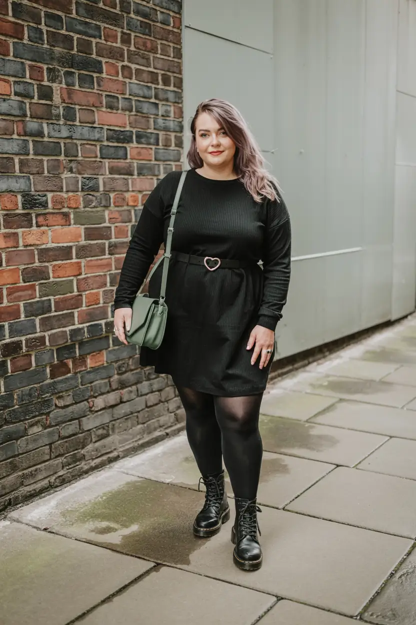 curvy outfits elegant Dark Romance with a Modern Edge