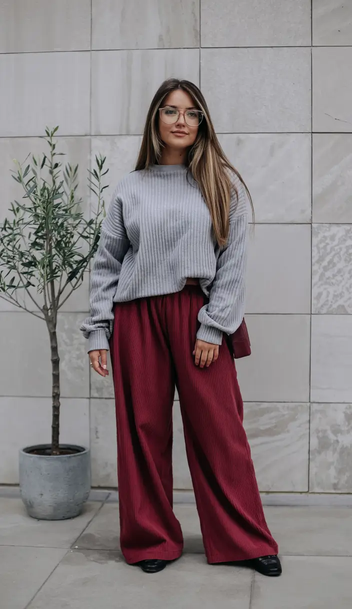 curvy outfits plus size Colourful Comfort in Motion