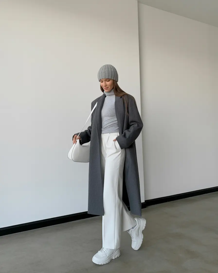 travel outfits winter Clean Lines and Nordic Calm