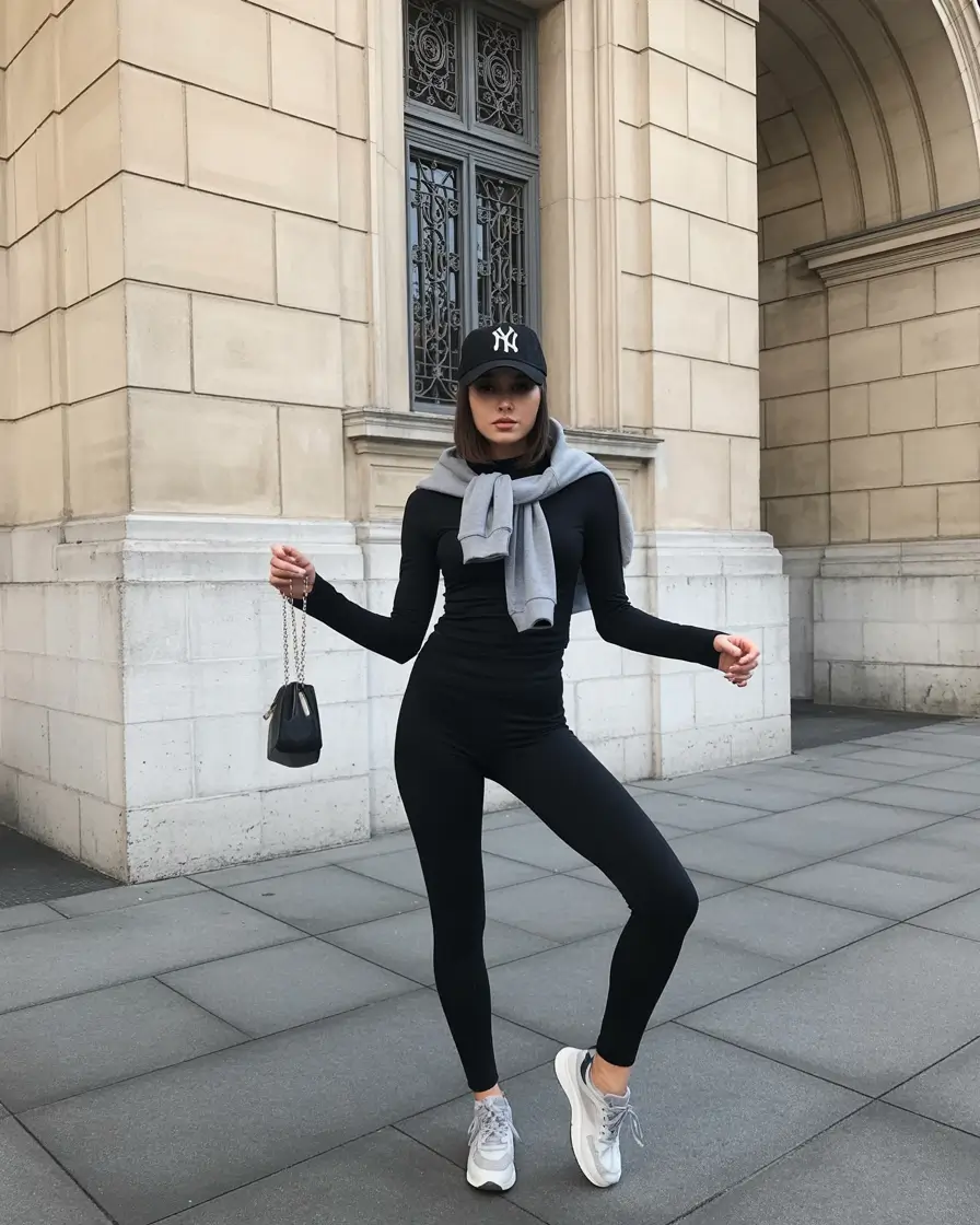 travel outfits women Sporty Chic Revival