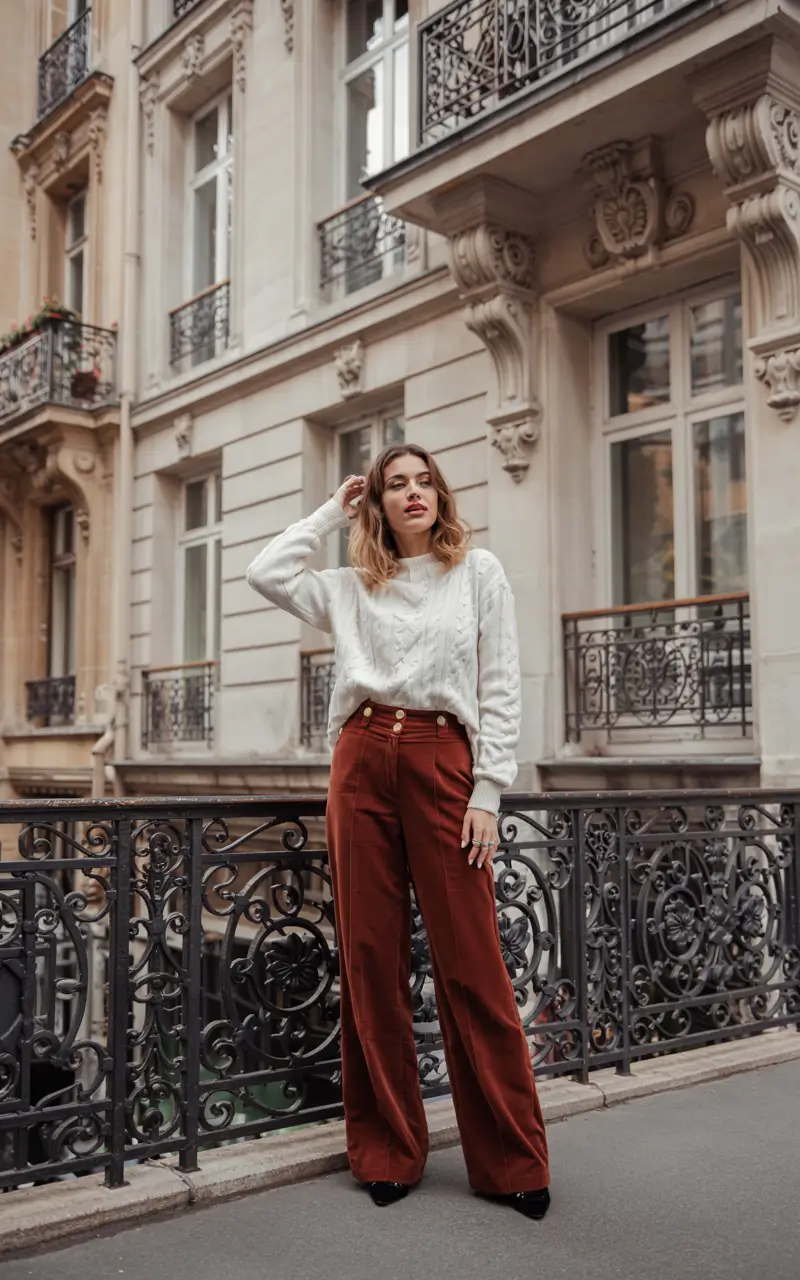 cold-weather-outfits-winter-Rust-Toned-Romance