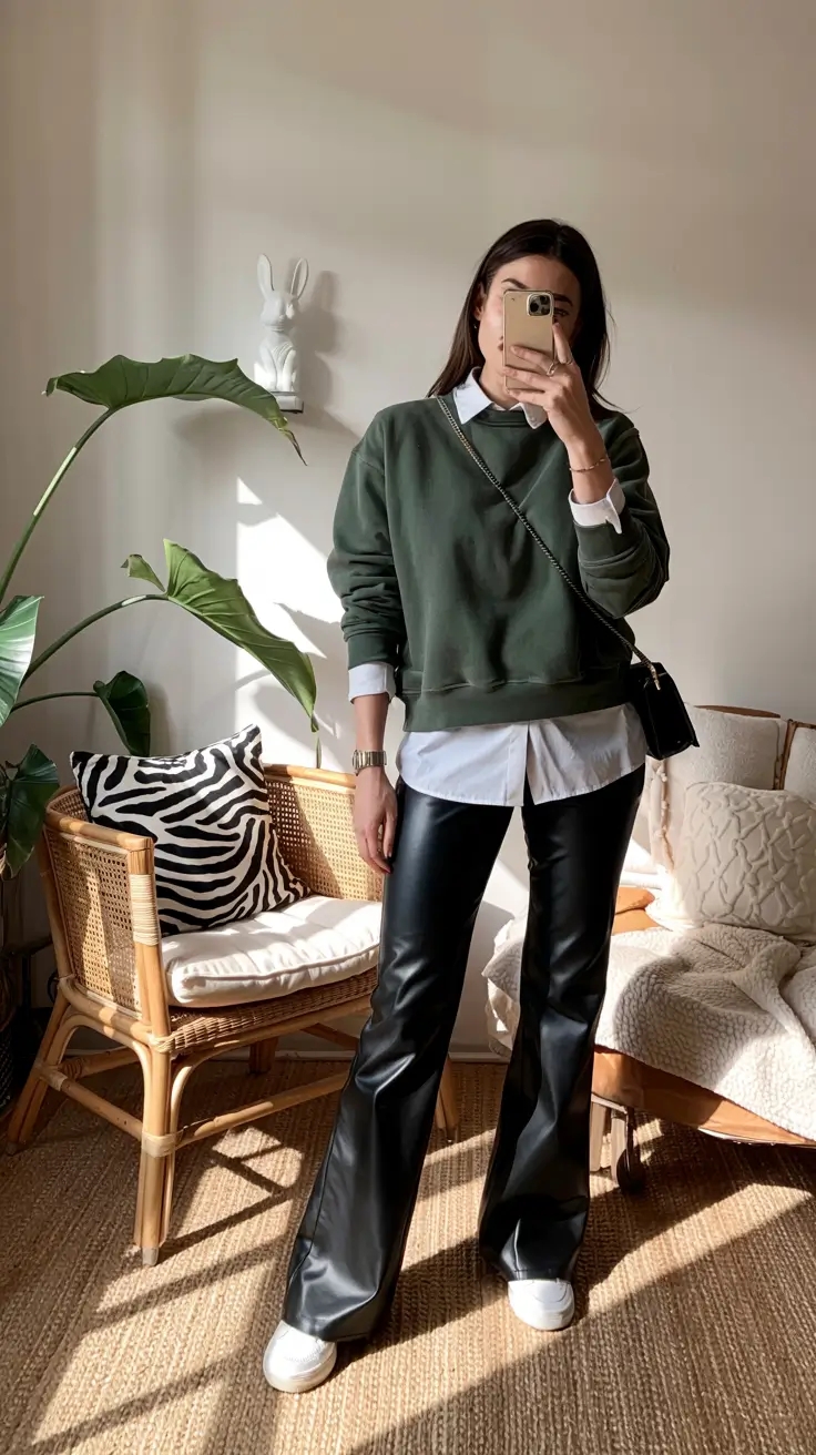 cold weather outfits women Modern Preppy Street Mix