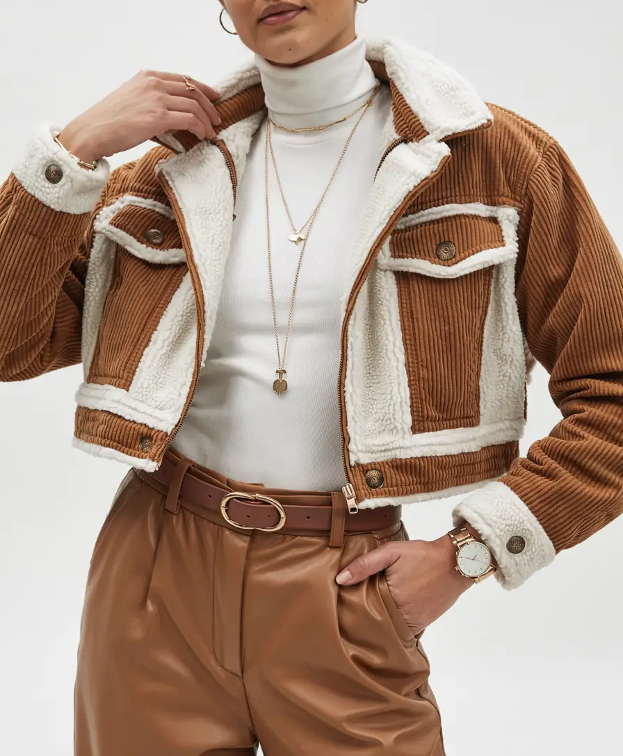 cold weather outfits baddie Caramel Luxe Layers