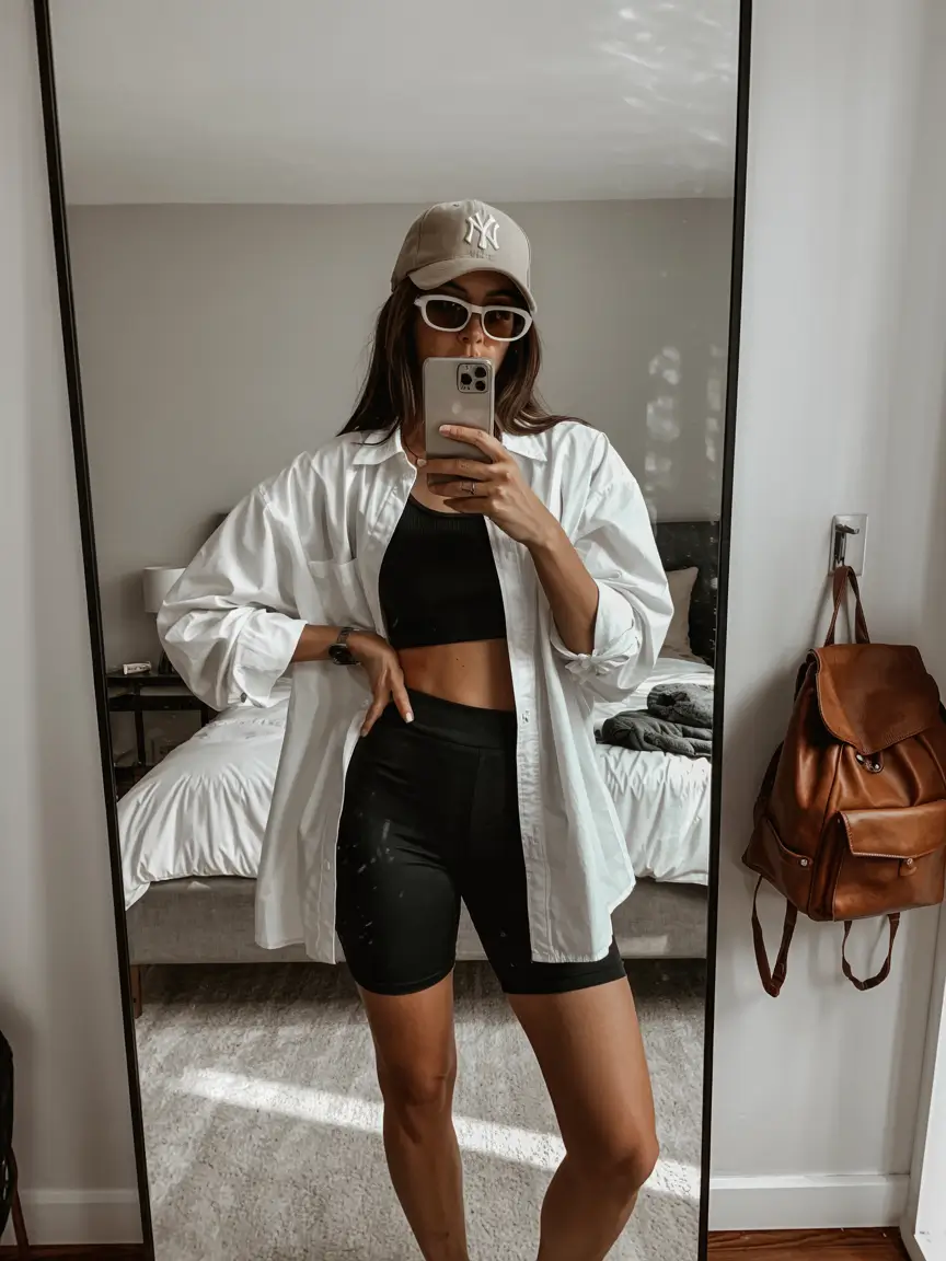 vacation outfits 2026 Sporty Cool Minimalism