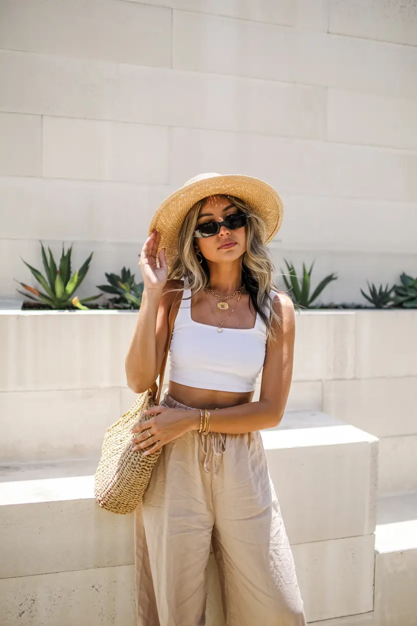 vacation outfits 2026 Soft Neutrals in the Sun