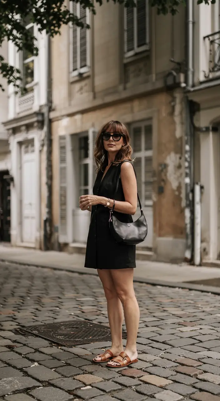 vacation outfits 2026 Parisian Black Summer