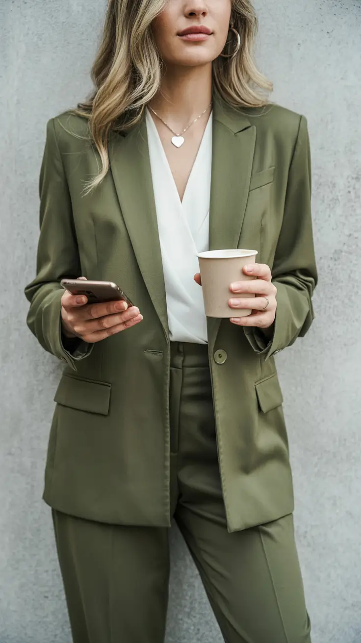 wedding guest outfits women semi formal Olive Power