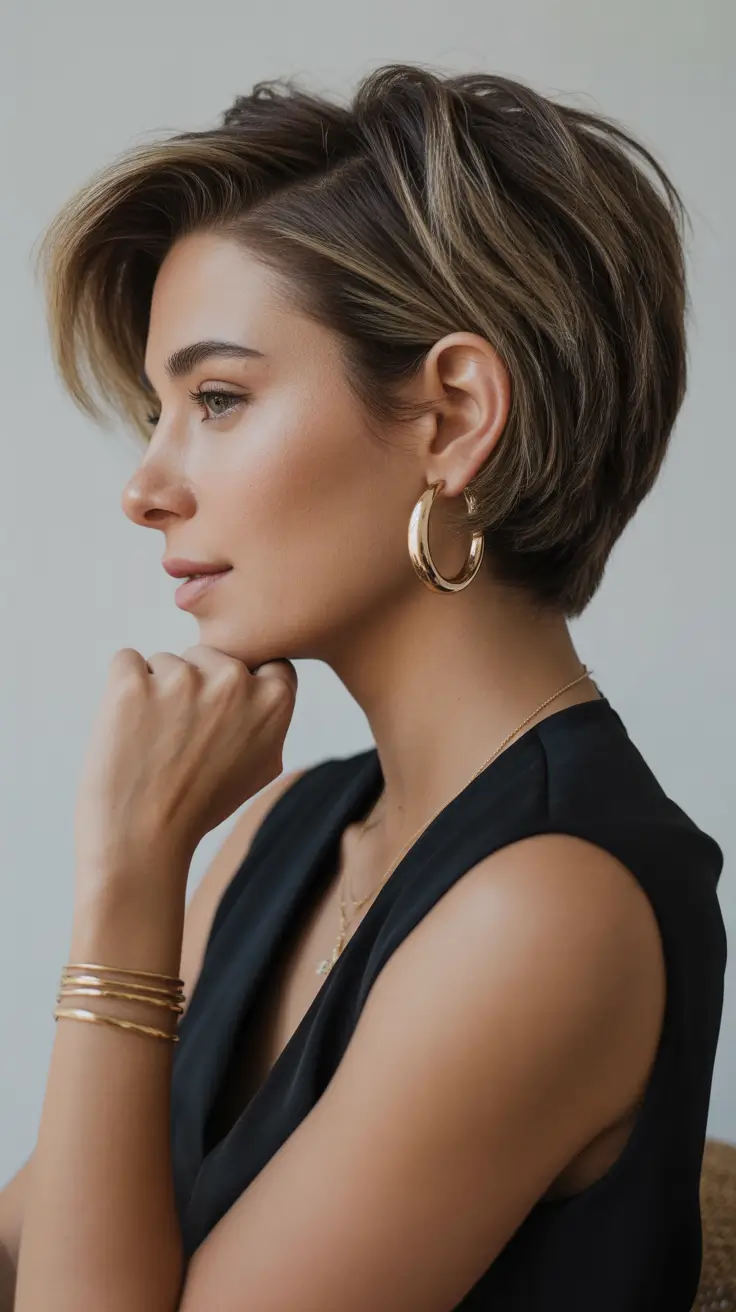 bob hairstyle 2026 Textured Short Bob with Volume and Soft Lift