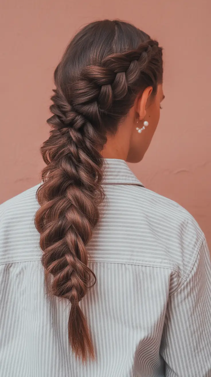braids hairstyles 2026 Textured Side Cascade