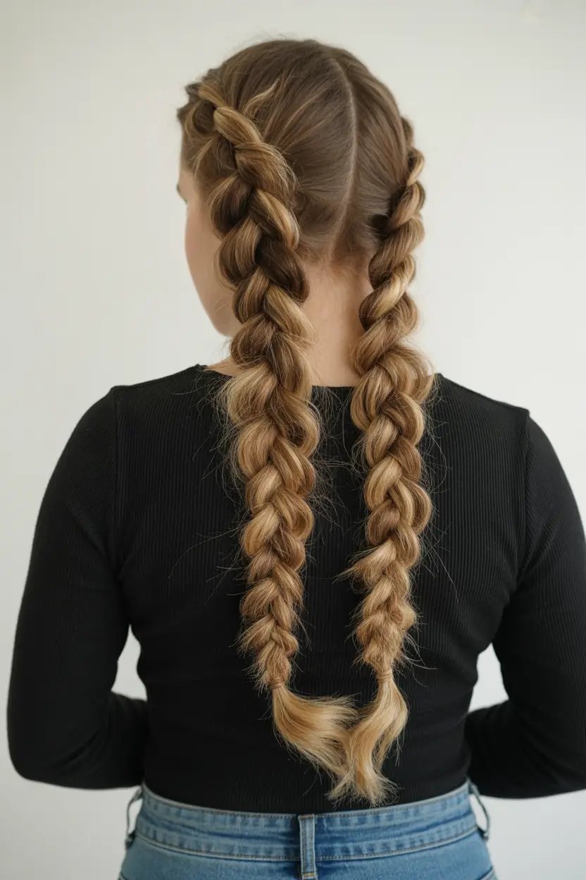 braids hairstyles 2026 Double Dutch Cool Girl Energy