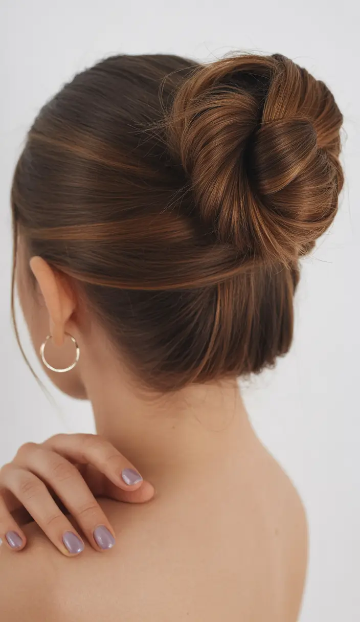 buns-hairstyles-refined-cinnamon-roll-bun