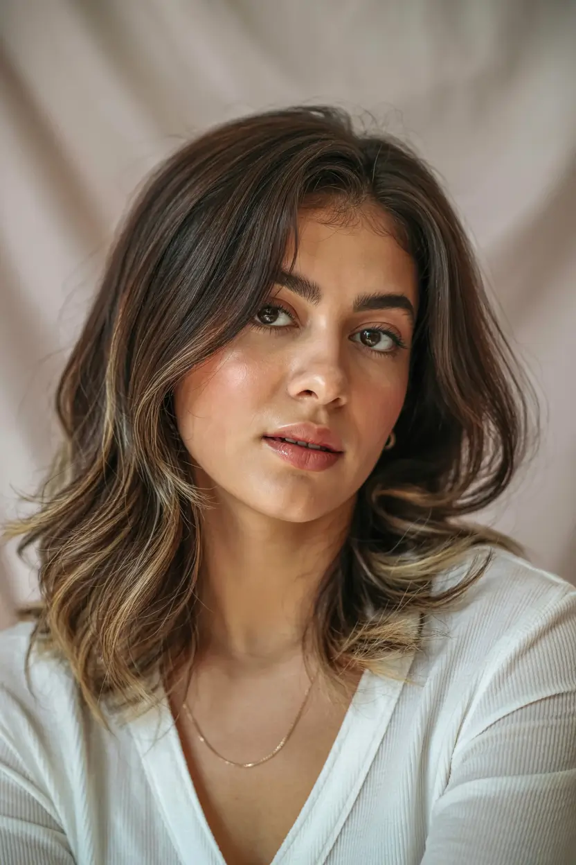 Butterfly Haircut 2026 Bronzed Layers with Soft Framing