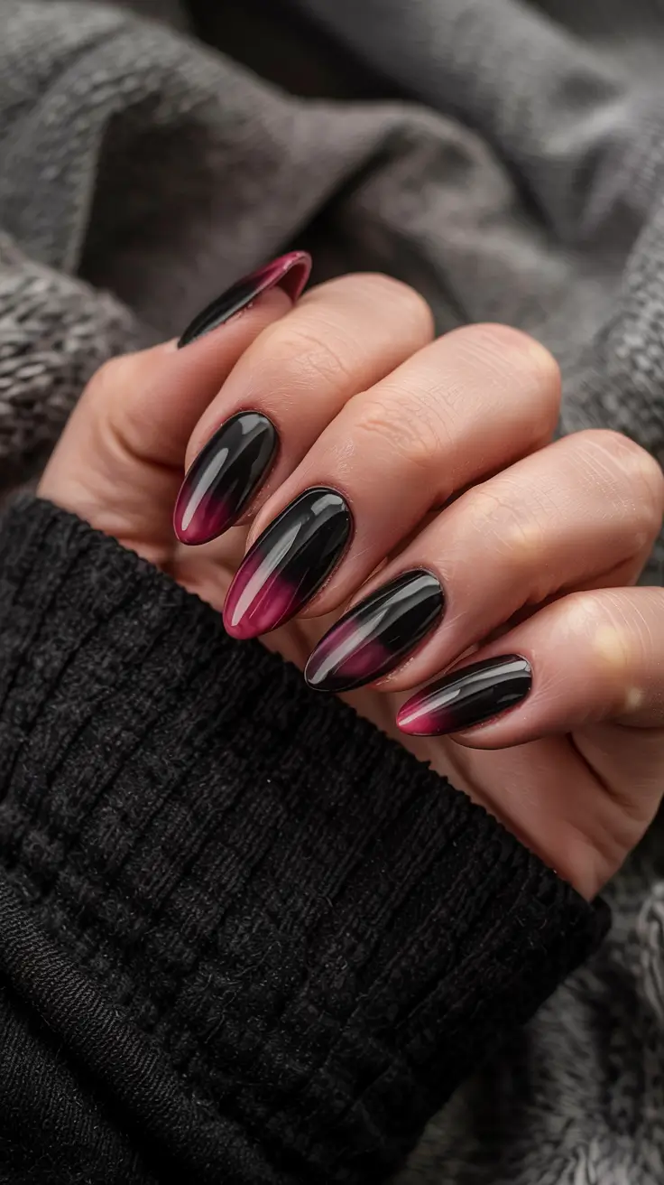 cat eye nails 2026 Velvet Midnight Fade