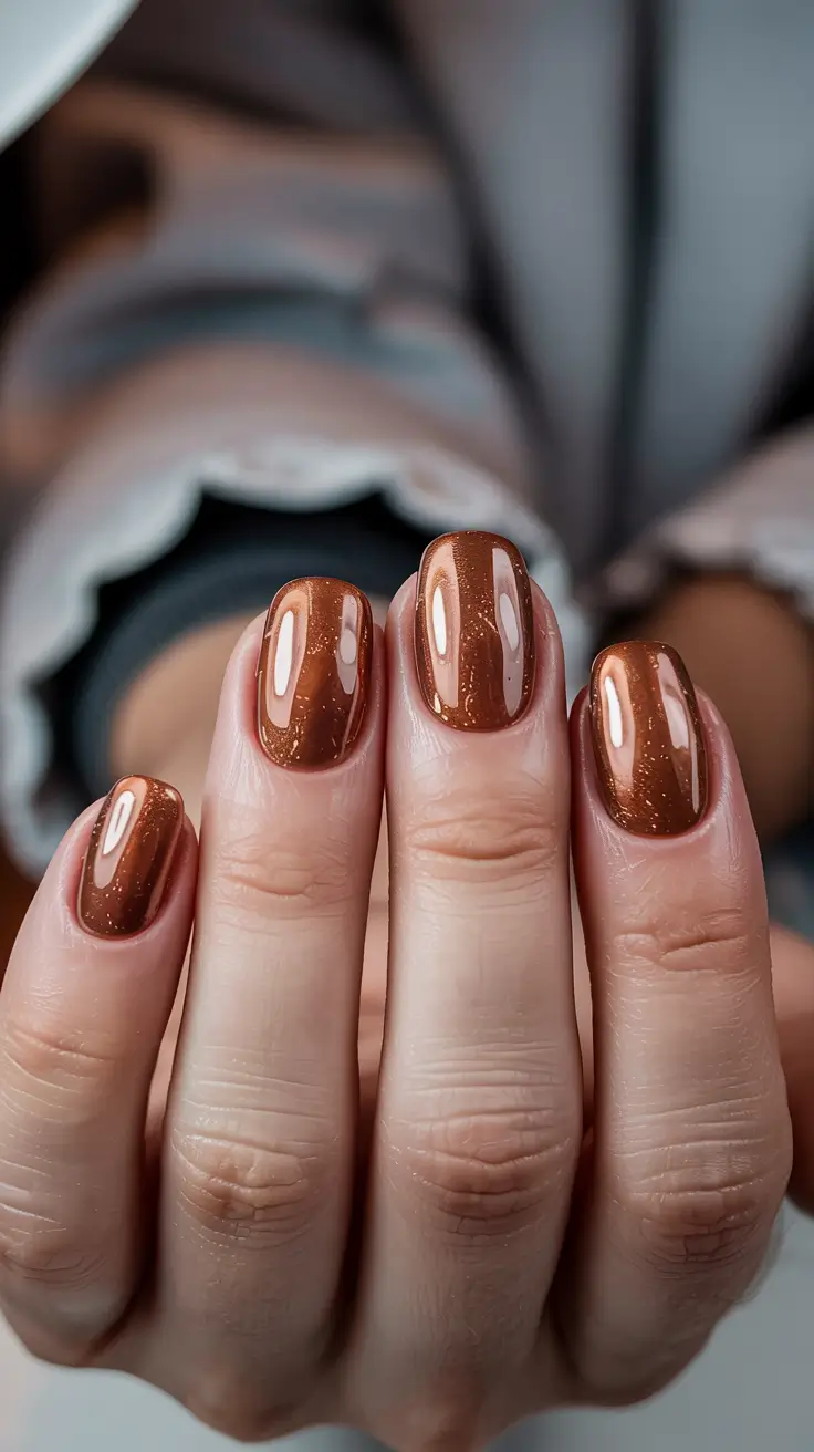 cat eye nails 2026 Caramel Glazed Cat Eye