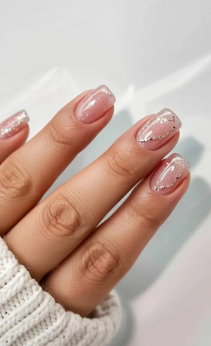 cat eye nails 2026 Twinkling Minimal Sparkle