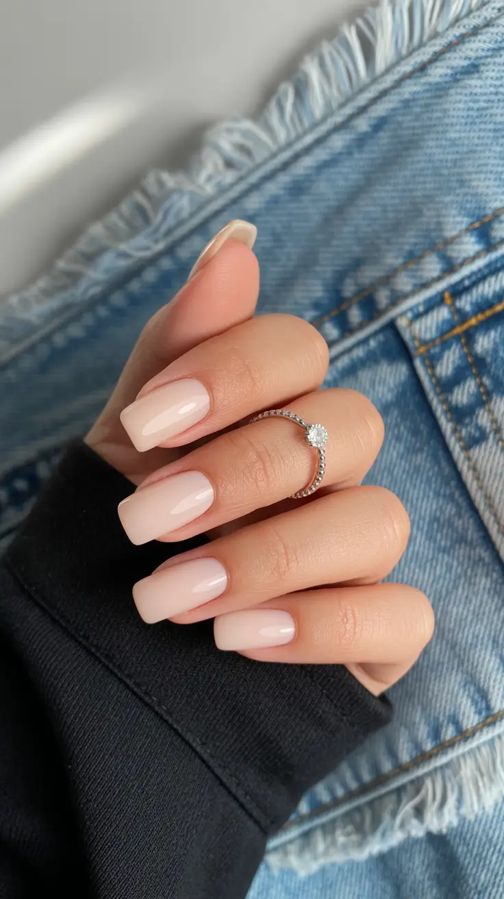classy nails 2026 Milky Pink Neutrals for Everyday Chic