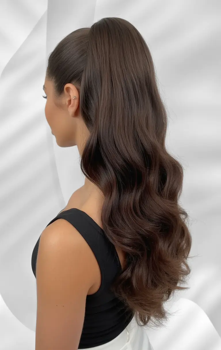 easy hairstyles ideas 2026 Soft Volume High Pony