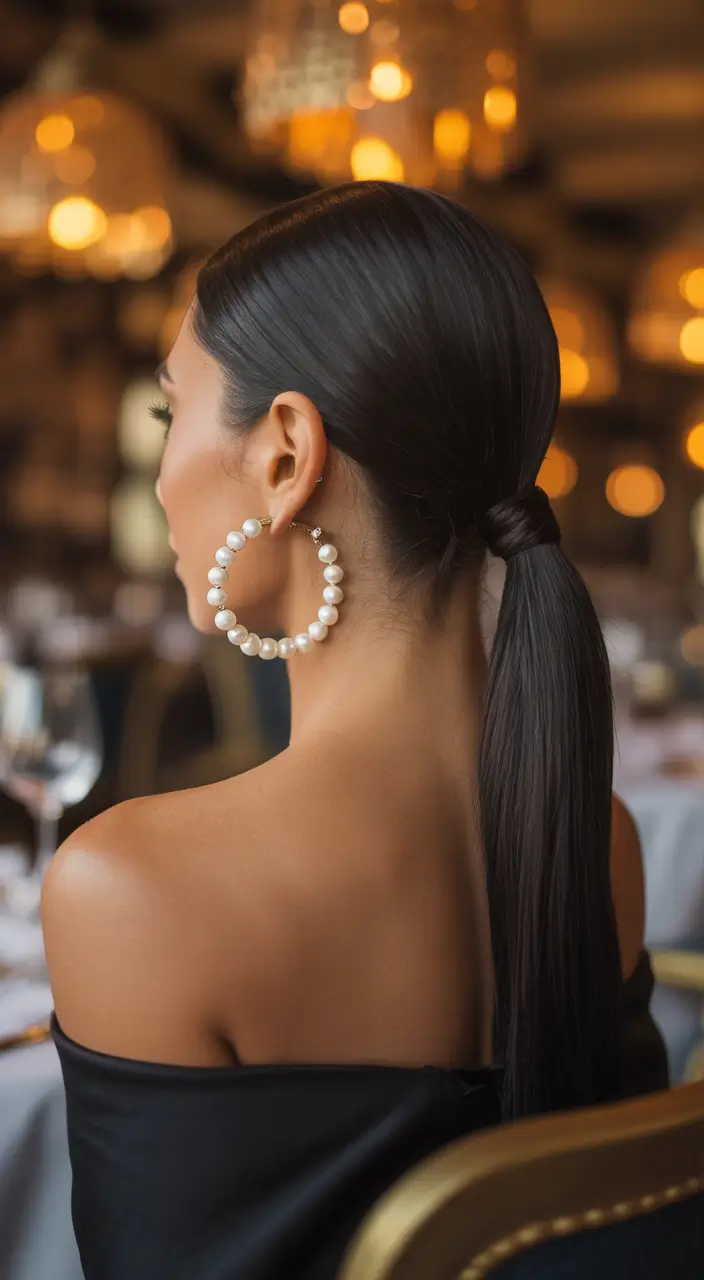 easy hairstyles ideas 2026 Evening Sleek Low Pony