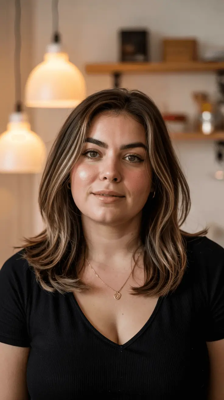 fat face haircuts medium Subtle Layers with Soft Ends