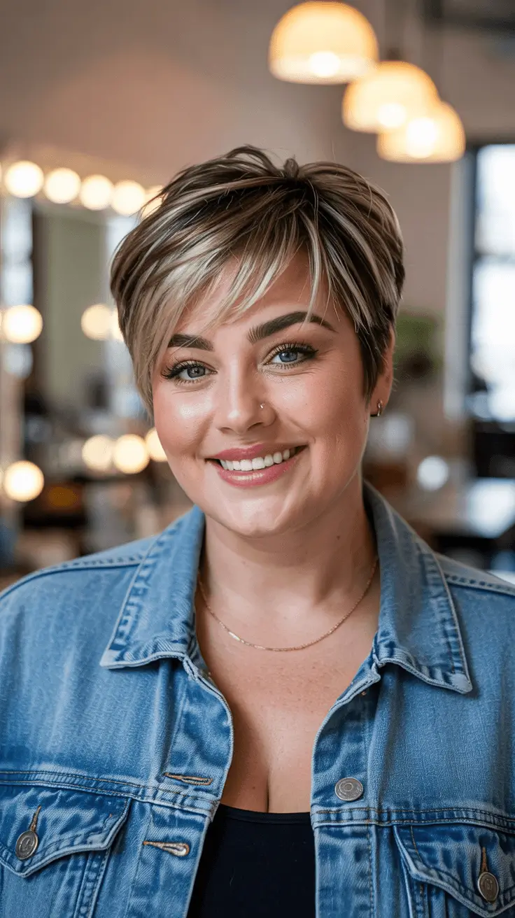 pixie cuts fat face haircuts women Layered Pixie Glow Up