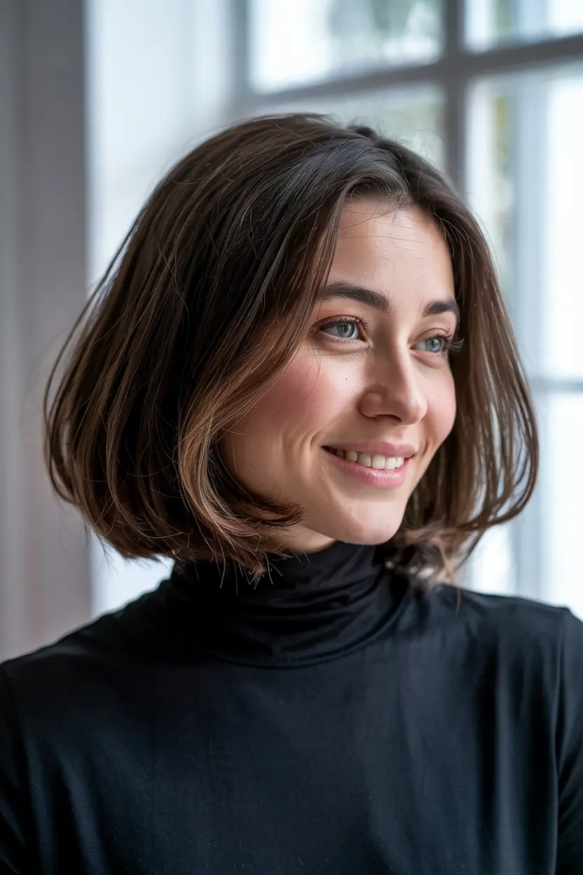 haircuts for medium hair 2026 Classic Chic Rounded Bob