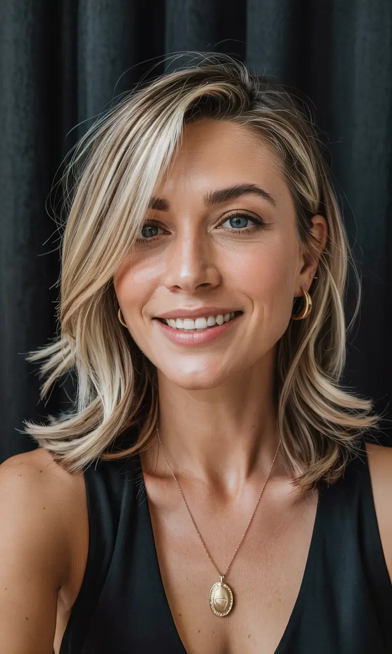 haircuts for medium hair 2026 Soft Blonde Step Bob
