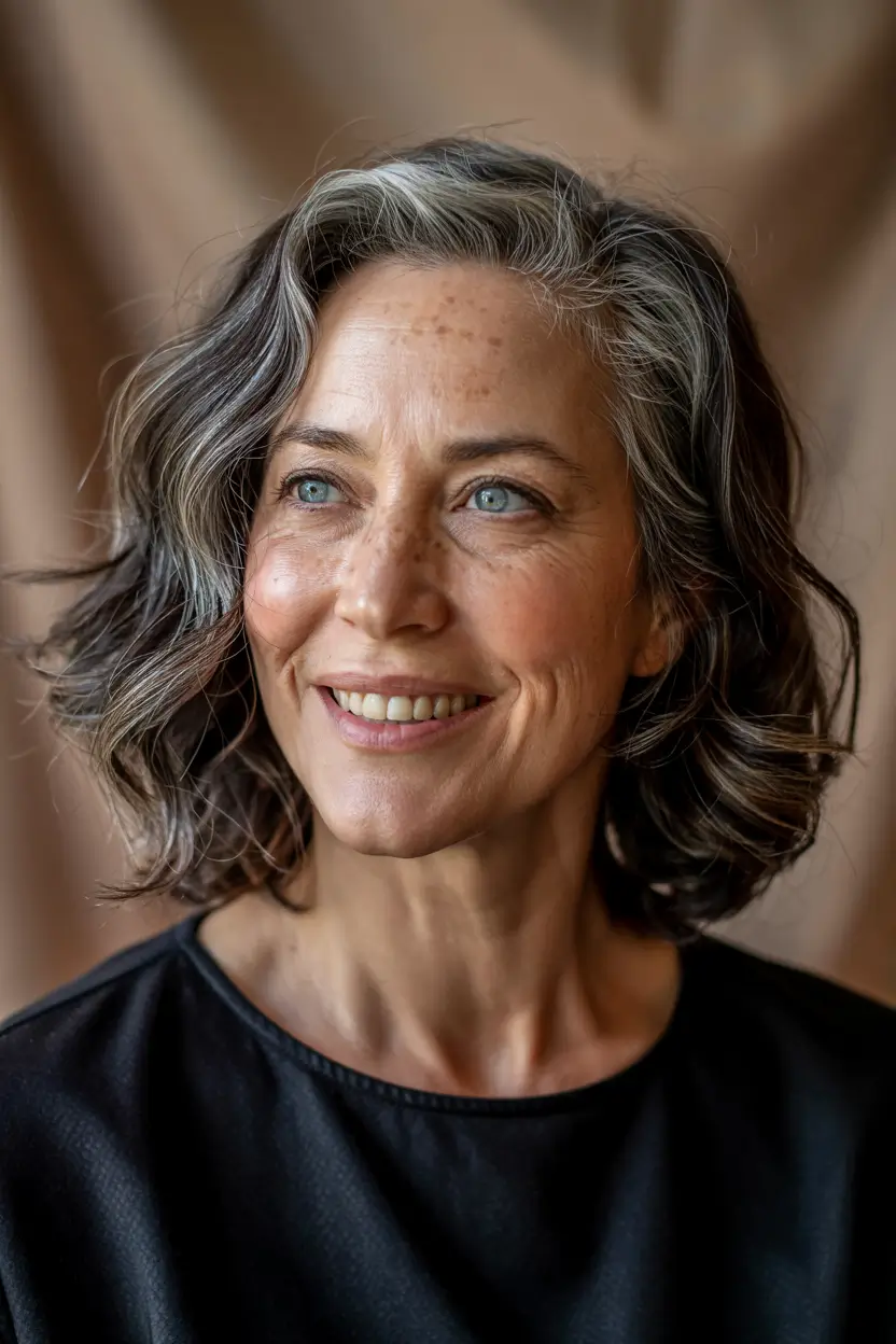 haircuts for women over 50 medium length Soft Waves of Grace