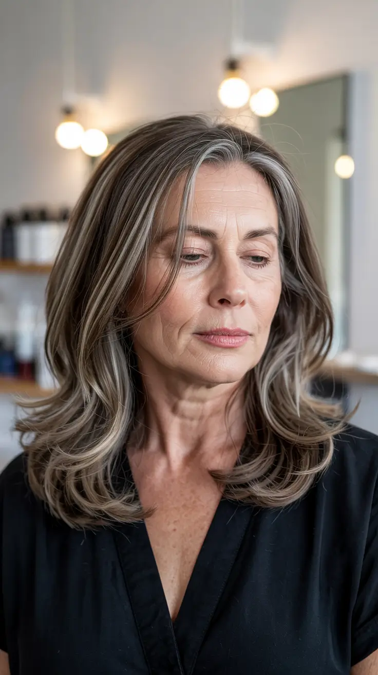 haircuts for women over 60 medium length Layered Medium Length Elegance