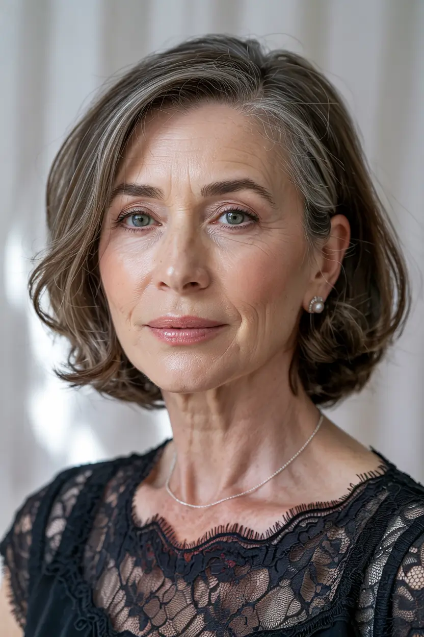 haircuts for women over 60 fine hair Romantic Curled Bob