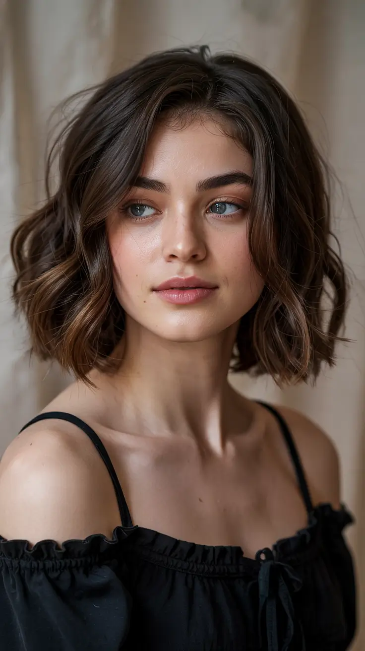 haircuts inspo 2026 Effortless Chocolate Waves