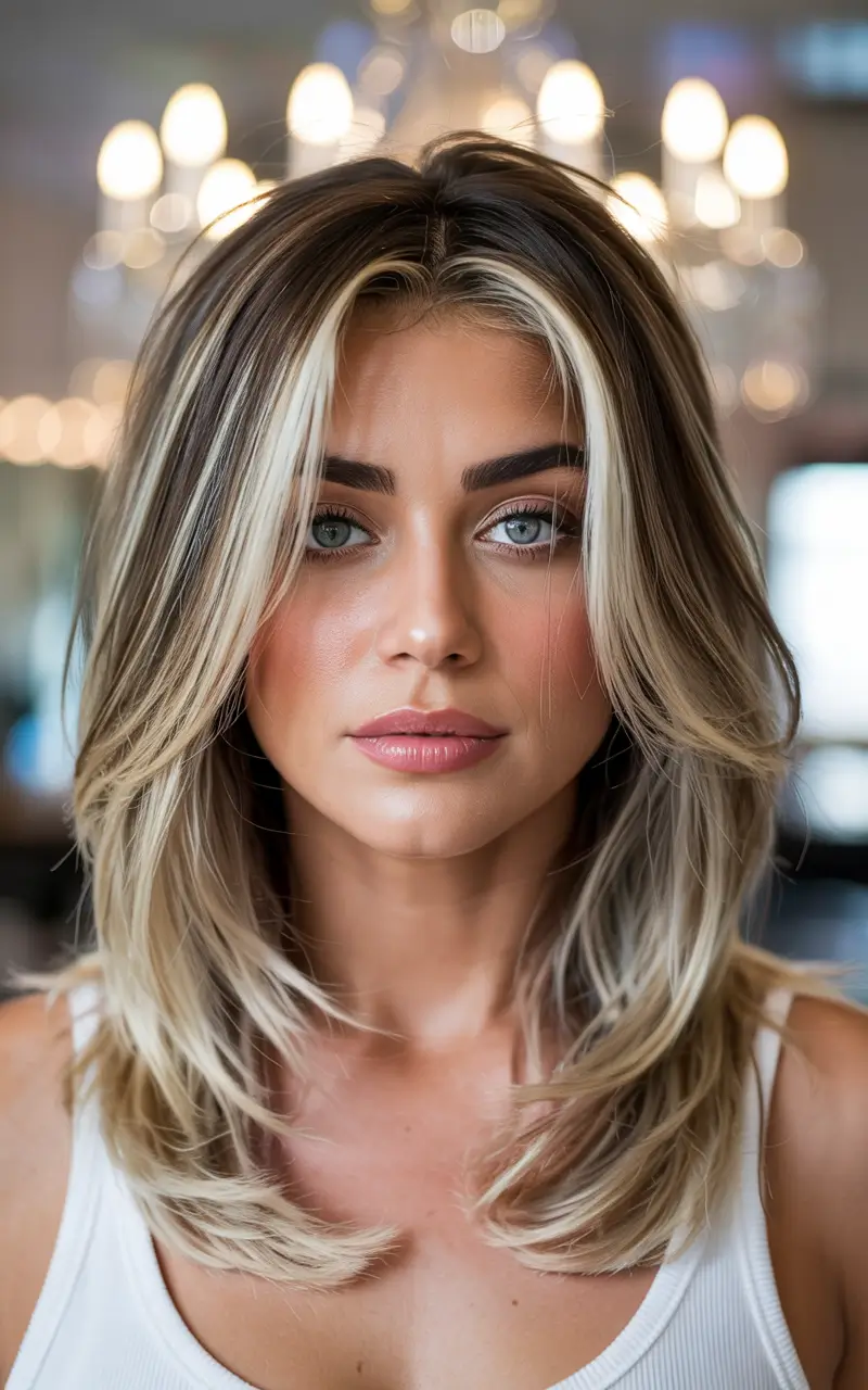 haircuts inspo 2026 Platinum Face-Framing Layers