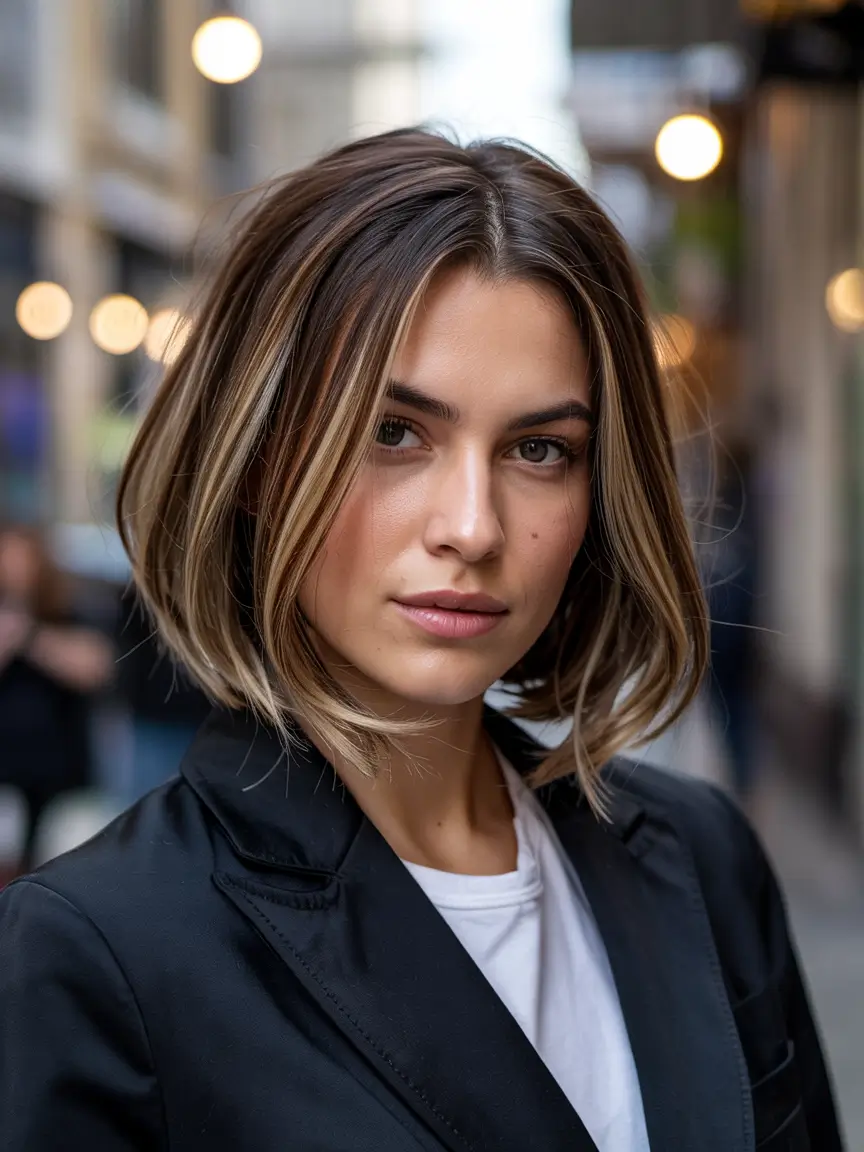haircuts inspo 2026 Urban Sleek Medium Bob